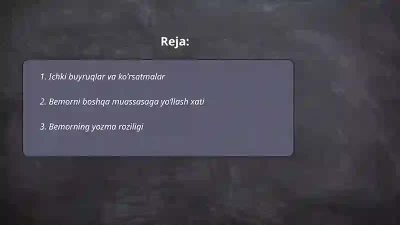 Ichki buyruqlar va ko'rsatmalar 2