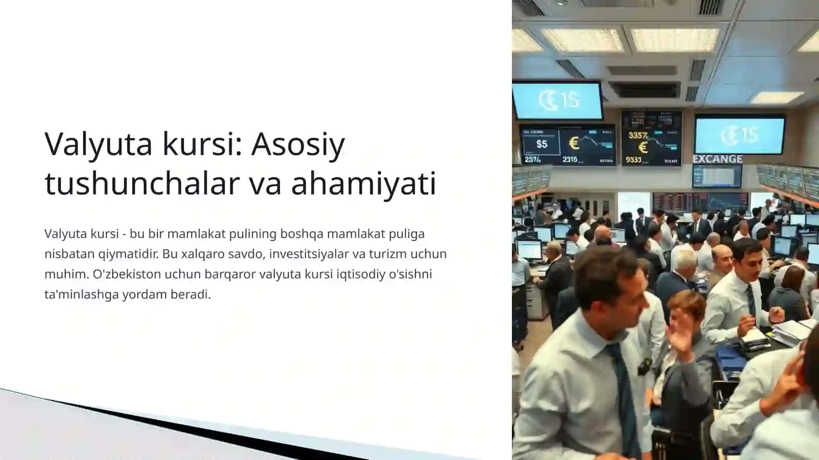 Valyuta kursi: Asosiy tushunchalar va ahamiyati 2