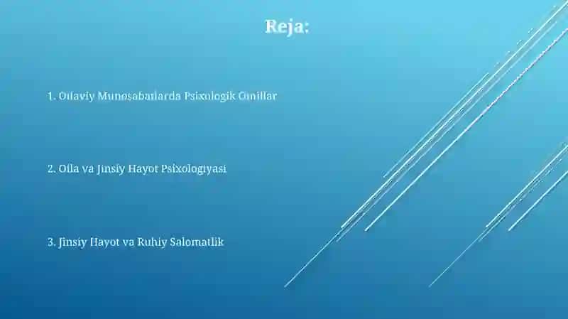 Oila va jinsiy hayot pisixalogiyasi 2