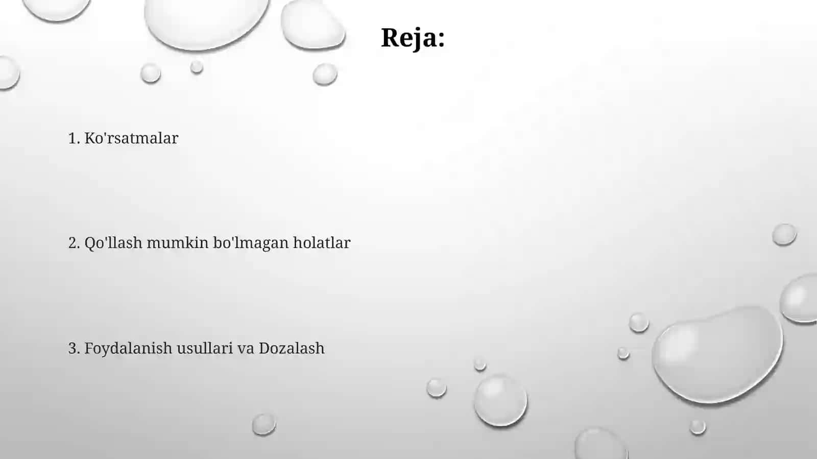 Donorlikka ko'rsatma va qarshi ko'rsatmalar 2