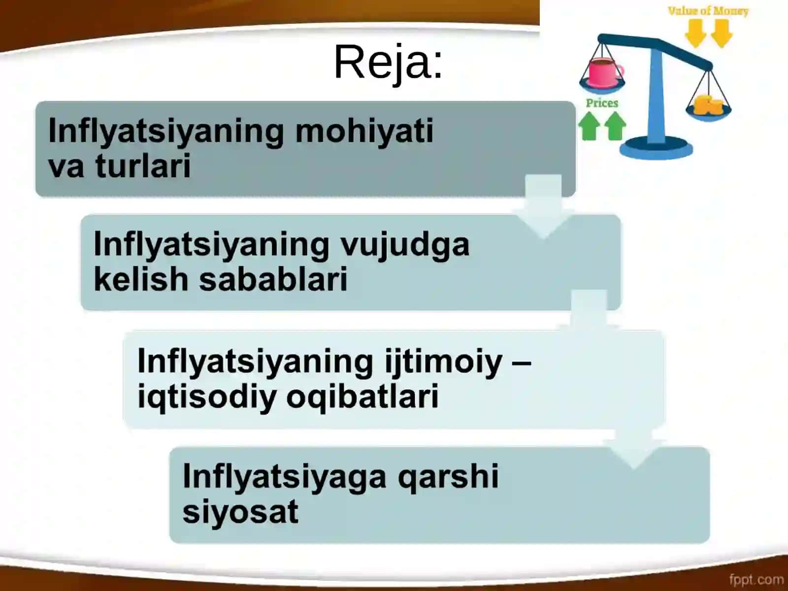 INFLYATSIYA VA UNGA QARSHI KURASHISH YO’LLARI 2