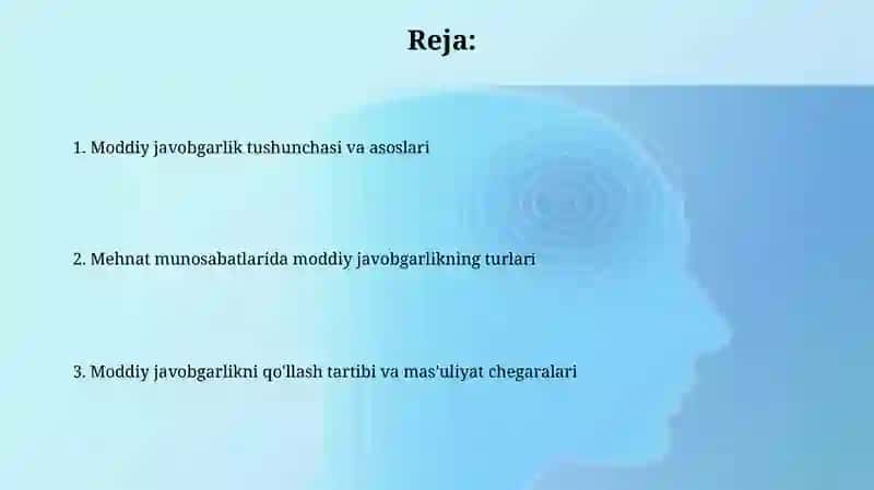 Moddiy javobgarlik tushunchasi va asoslari 2