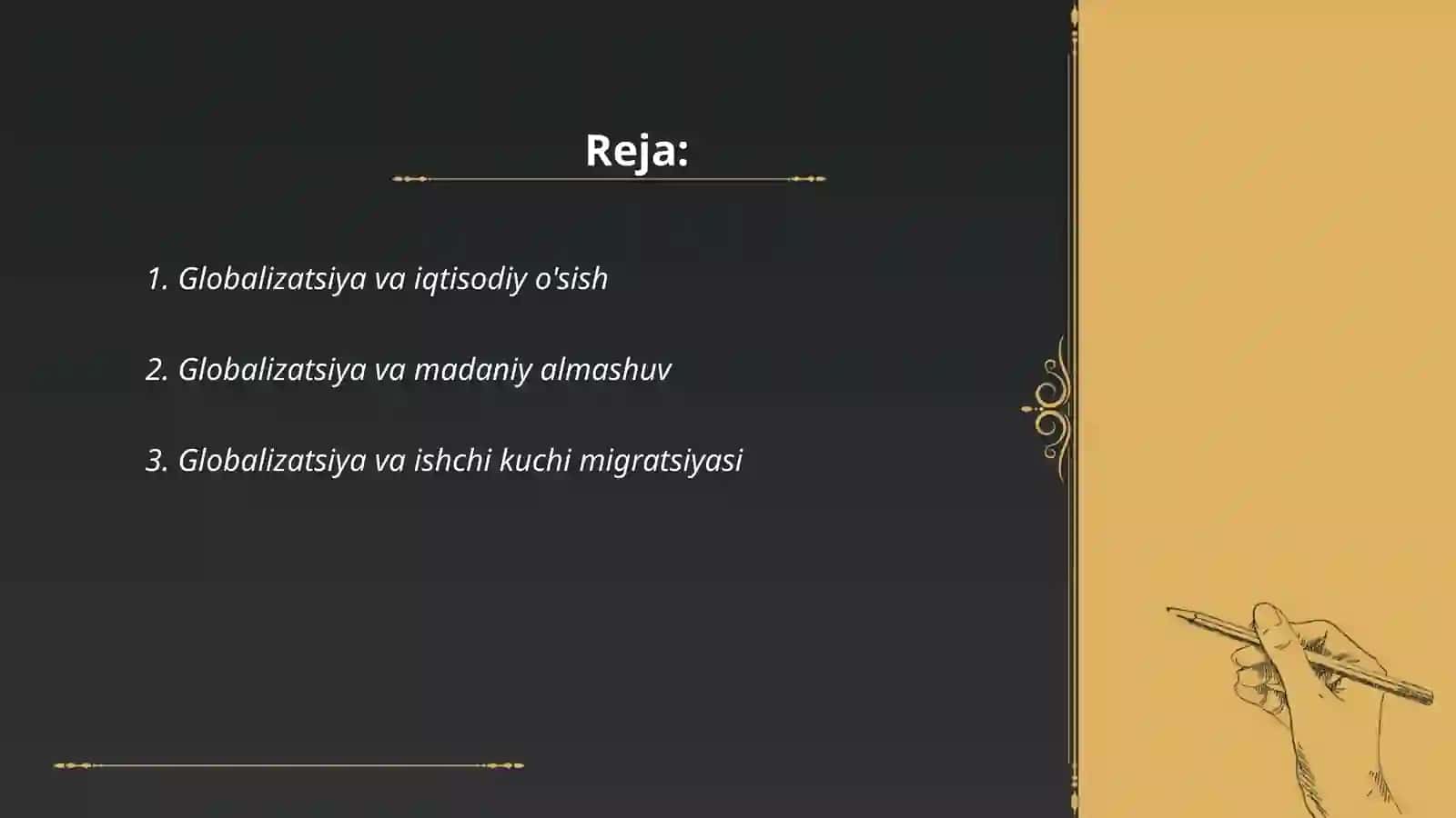 Globalizatsiya va iqtisodiy o'sish 2