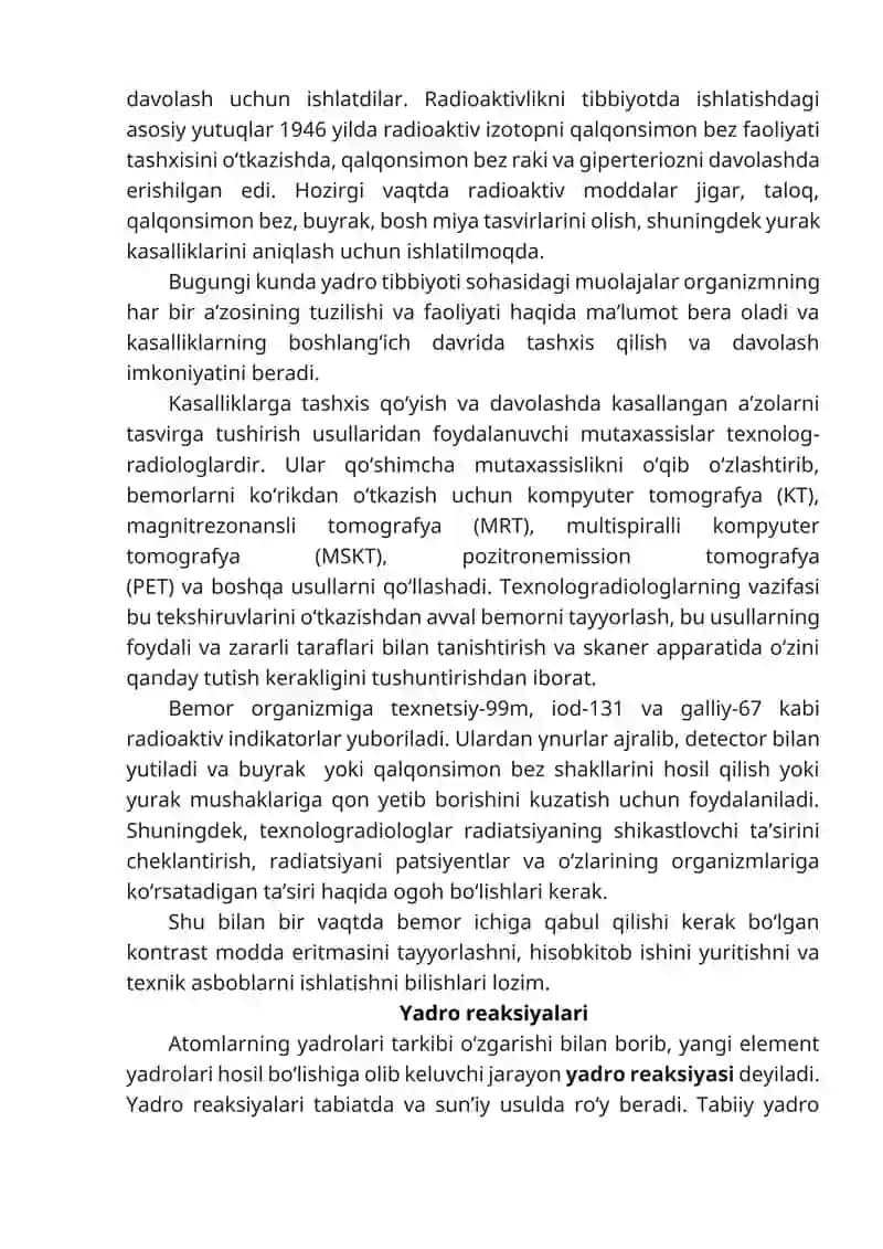 Atom tuzilishi va yadro kimyosi 2