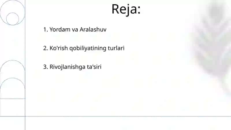 Bolalarda ko'rish buzulishi 2