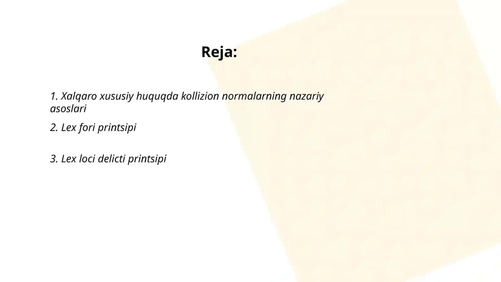 Xalqaro xususiy huquqda kollizion normalar 2