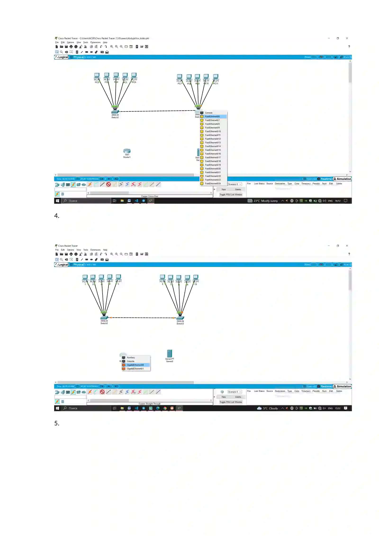 Mavzu: Cisco dasturida DNSP server yaratish 2