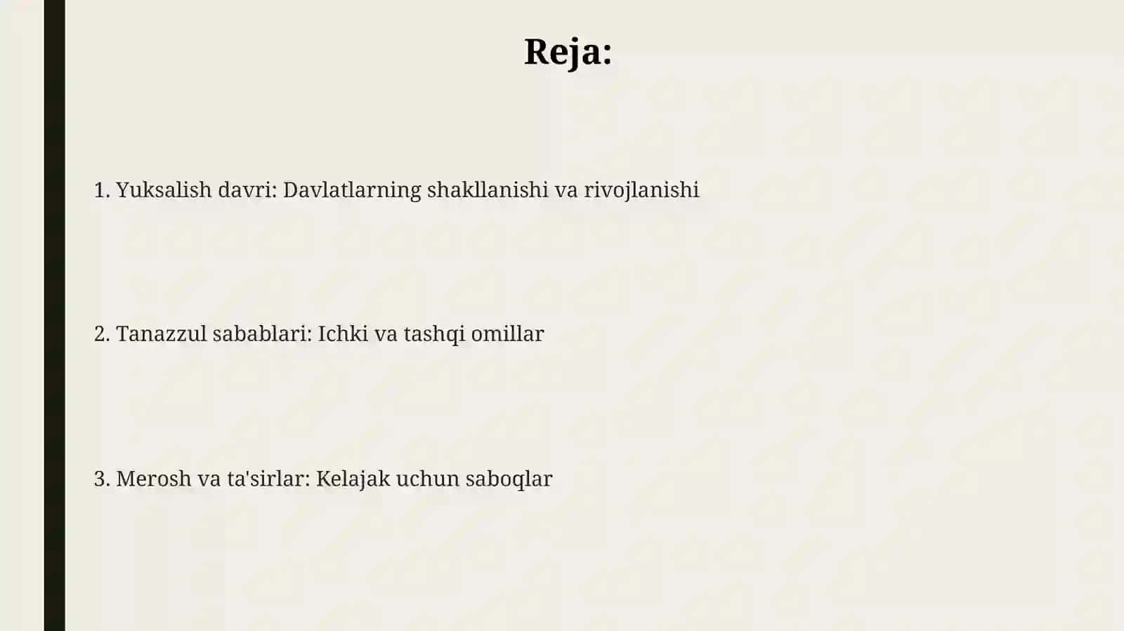 Ilkvaoʻrtaasrlardadavlatlaryuksalishivatanalluzi 2