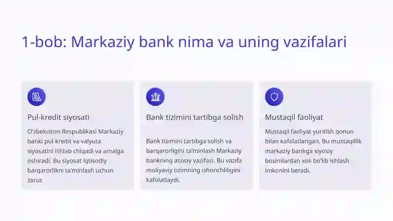 Markaziy bankning mustaqilligi masalasi 2