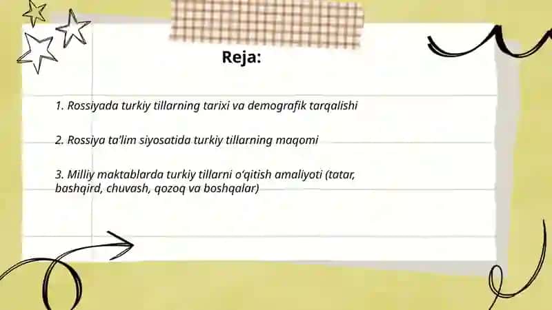 Rossiyada turkiy tillarni o'rganish tadqiqi 2