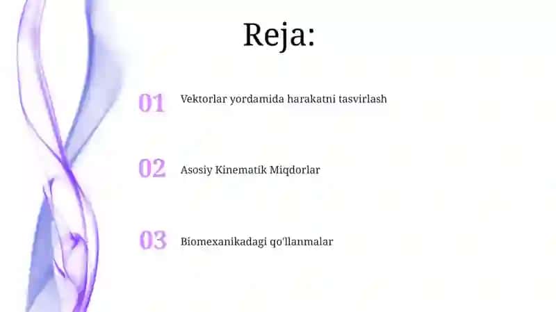 Burchak kinematikasi 2