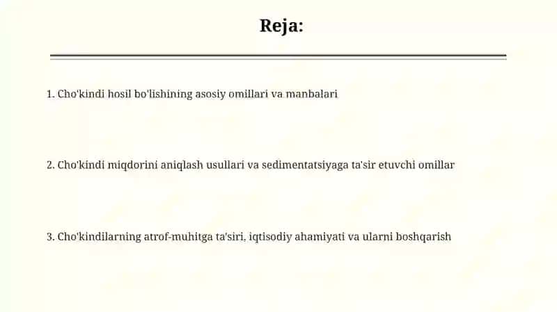 Cho'kindi hosil bo'lishini aniqlash 2