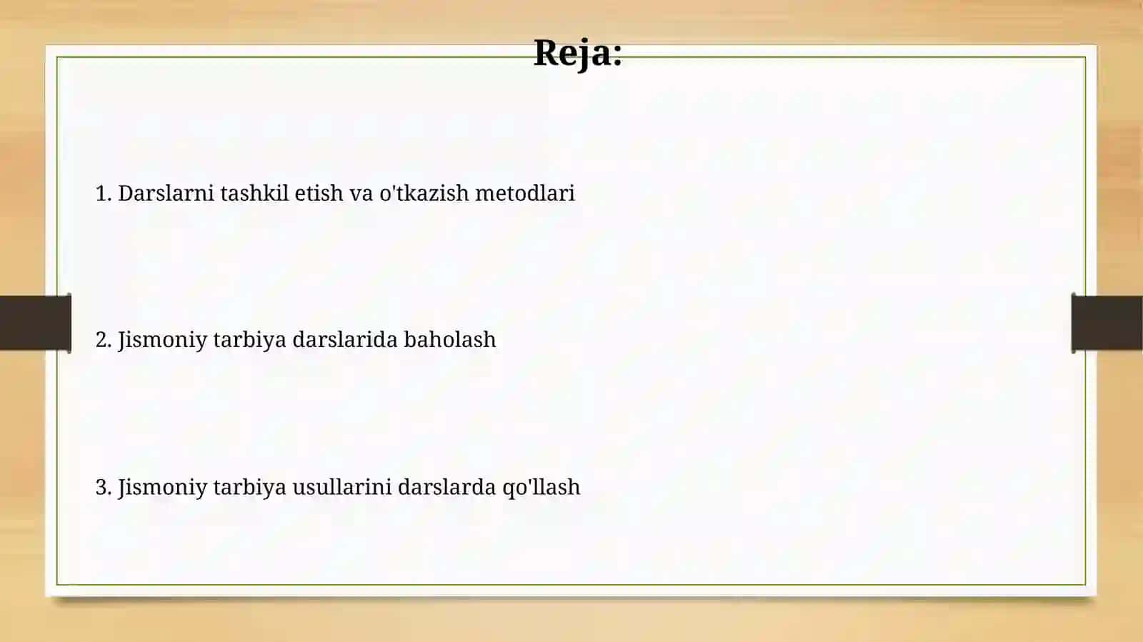 Jismoniy tarbiya metodlari bilan dars oʻtish 2