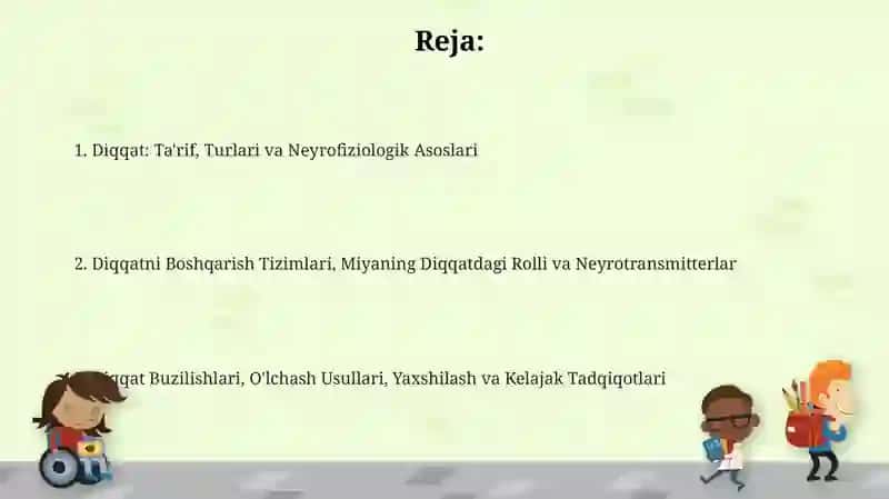 Diqqat haqida tushuncha uning nerv-fiziologik asoslari 2
