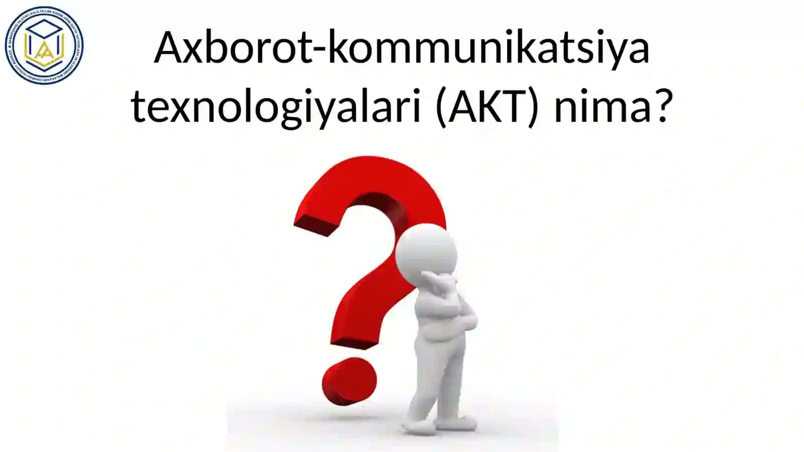 Boshlang‘ich ta’lim darslarida akt va media savodxonligi tushunchasi ta’lim jarayonida axborot kommunikatsiya texnologiyalari 2