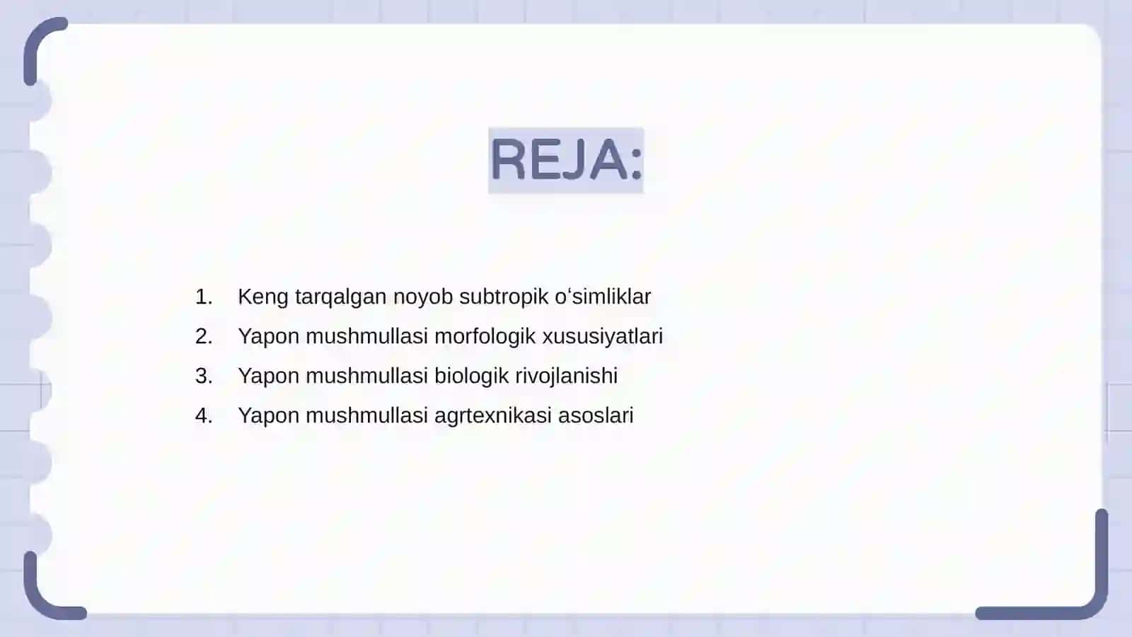 Keng tarqalgan noyob subtropik oʻsimliklar 2