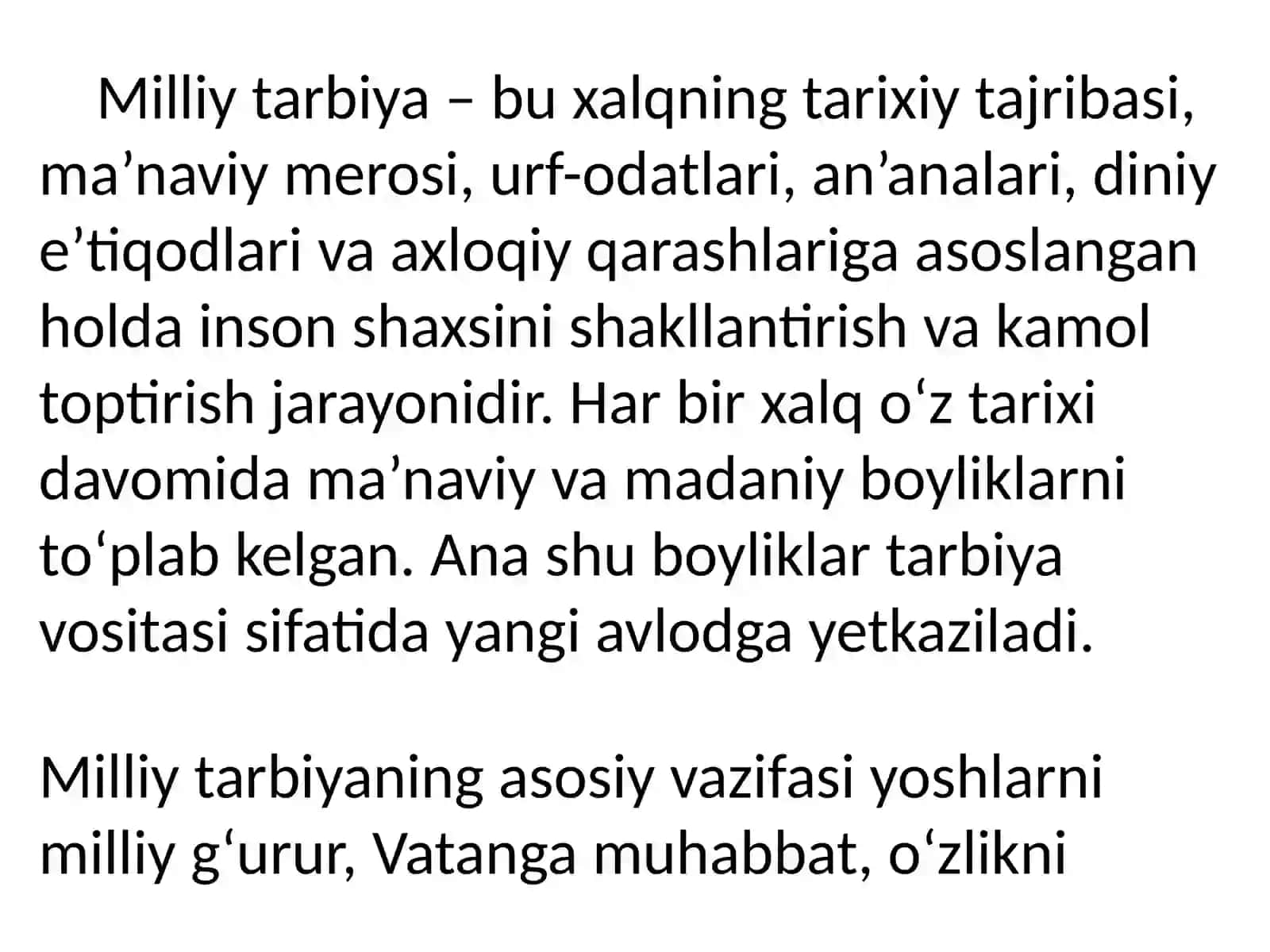 Milliy tarbiya tizimda etnamadaiy qadriyatlarning roʻli 2