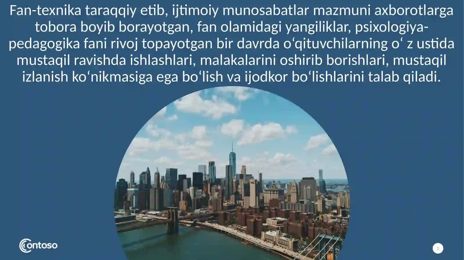 Pedagog kadrlarni qayta tayyorlash va ularning malakasini oshirish 2