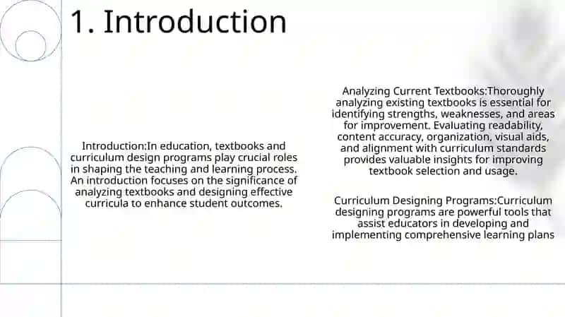 Analyzing Current Textbooks And Curriculum Designing Programs 2