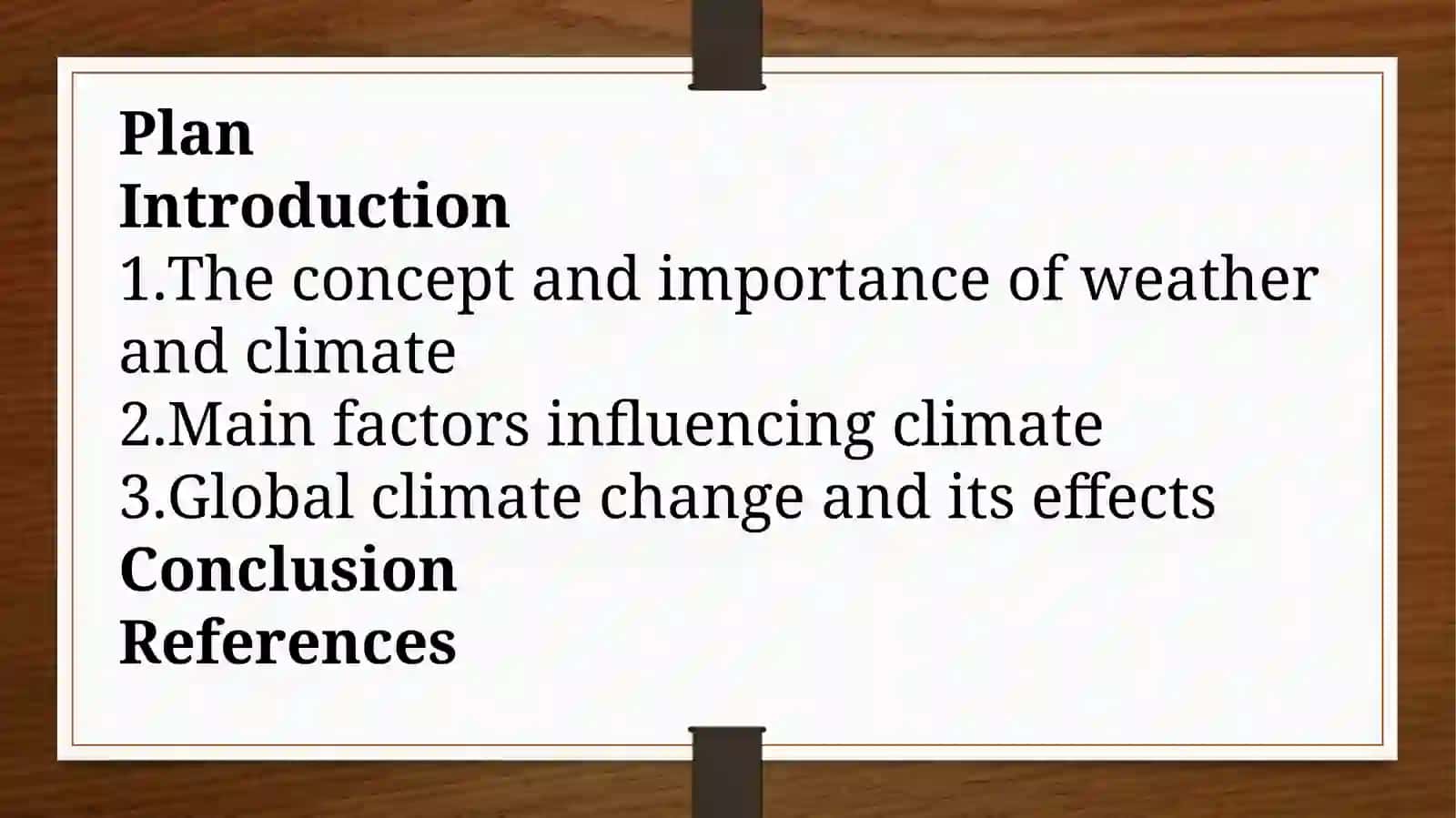 Weather and Climate 2