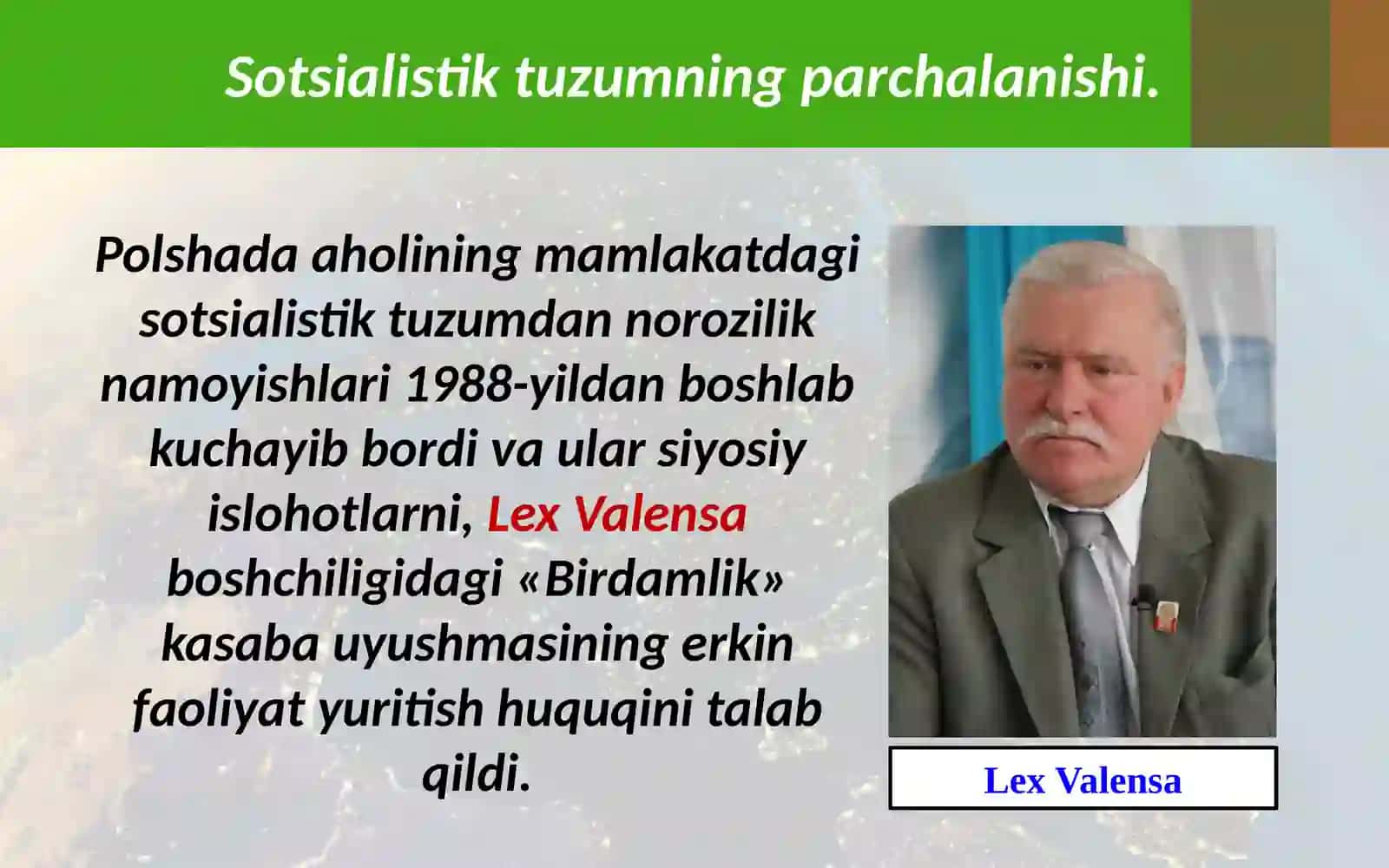 Sharqiy yevropa mamlakatlaridademokratik inqiloblar va sotsialistiklagerning parchalanishi 2