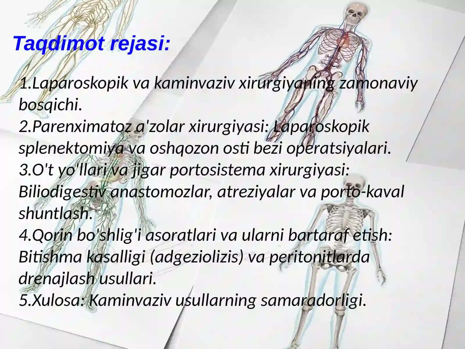 Laparoskopik xirurgiya. Laparoskopik splenektomiya. Oshqozon osti bezi xirurgiyasi 2
