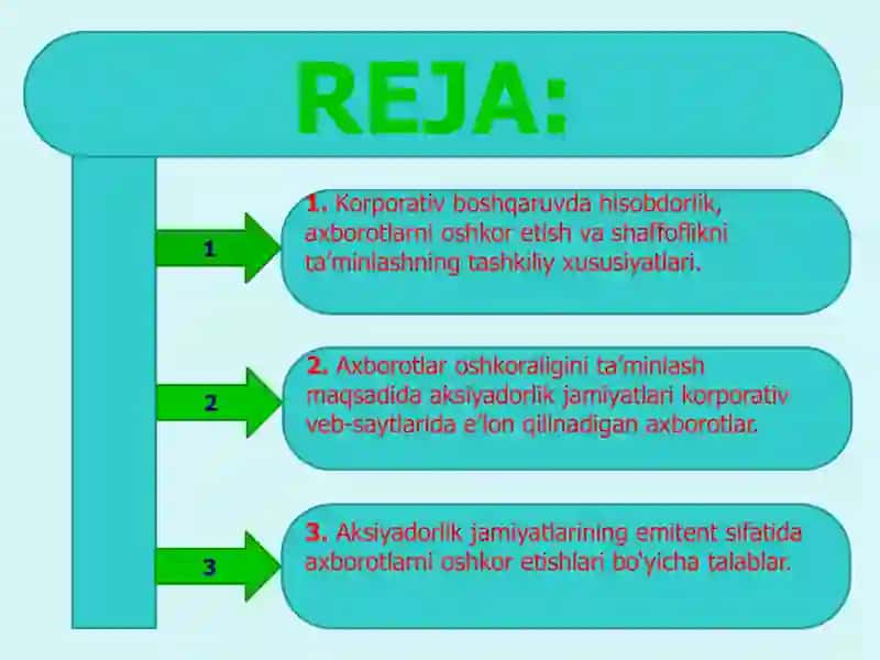 Ommaviy aksiyadorlik jamiyatlari va ularning xususiyatlari 2