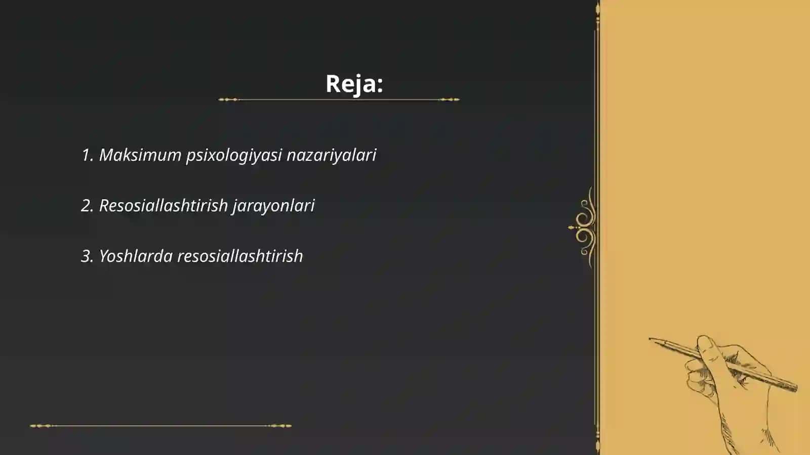 Maksimum psixologiyasi nazariyalari 2