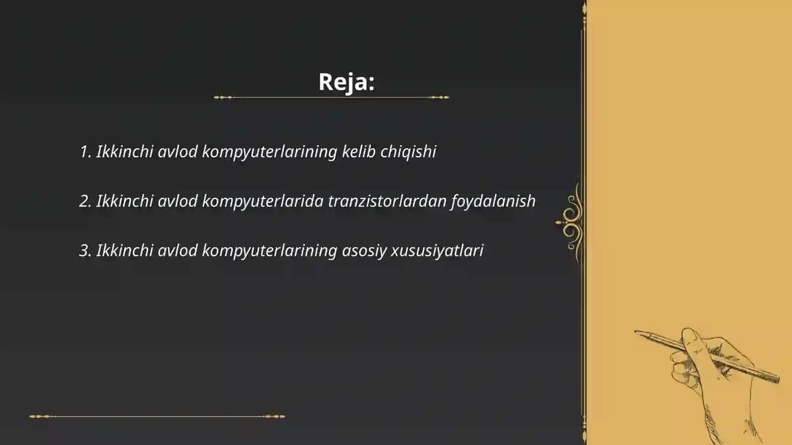 Ikkinchi va uchinchi avlod kompyuterlari 2