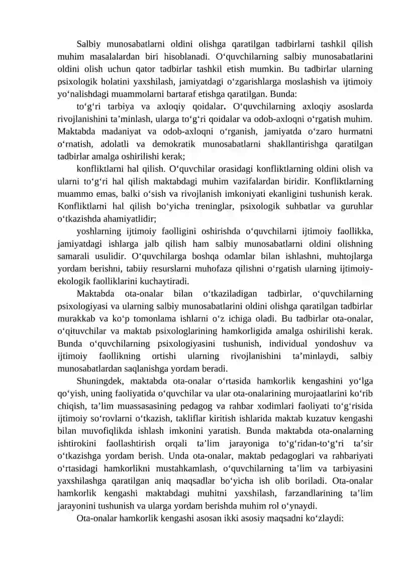 TA’LIM MUASSASASIDA OTA-ONALAR BILAN ISHLASH 2