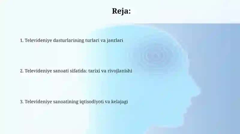 Televideniya- ko'ngilochar sanoat sifatida 2