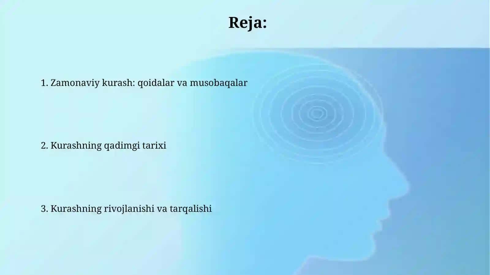 Kurashning zamonaviy qoidalari va turlari 2