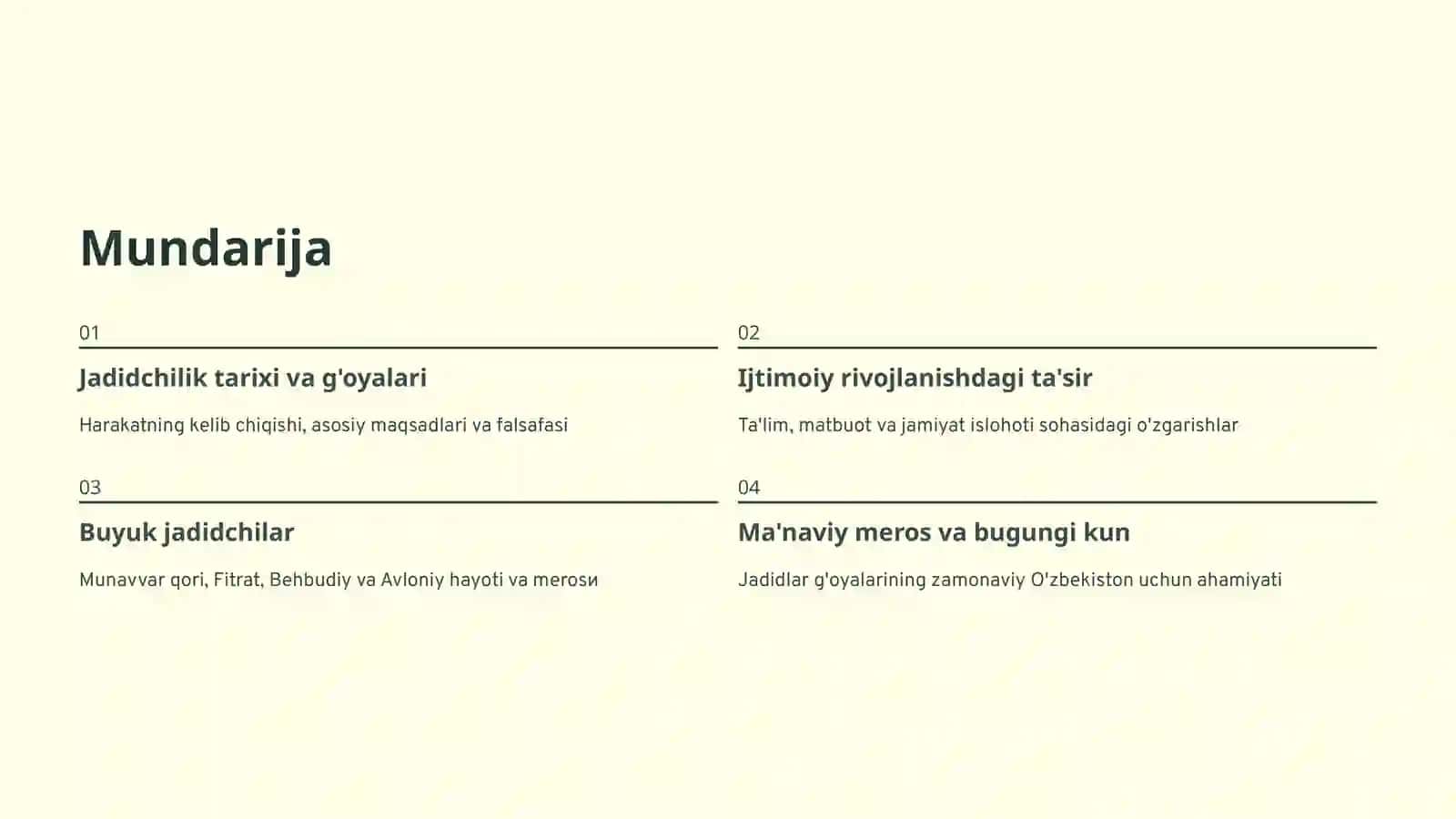 Jadid Ma'rifatparvarlarining O'lka Ijtimoiy va Ma'naviy Rivojlanishidagi O'rni 2