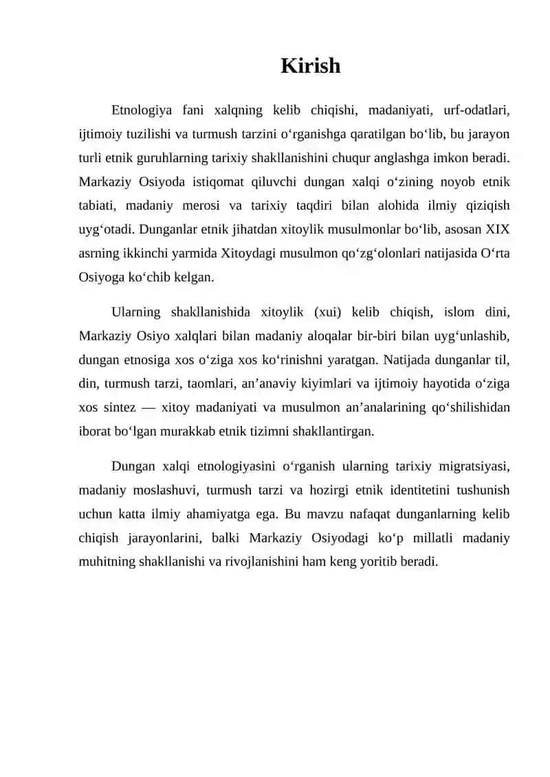 DUNGAN XALQLARI ETNOLOGIYASI 2