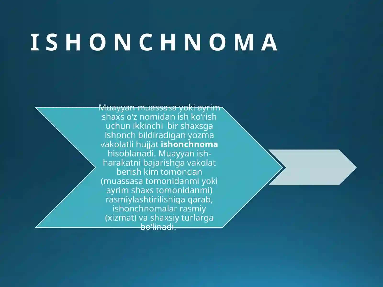 Ishonchnoma, ma'lumotnoma 2