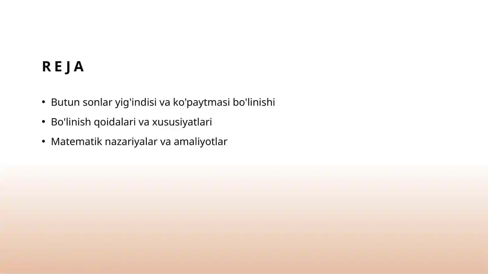 Nomanfiy butun sonlari yig'indisi va ko'paytmasining bo'linishi 2