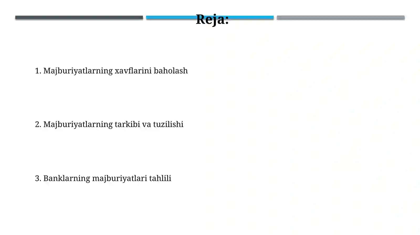 Tijorat banklari majburiyatlari tahlili 2