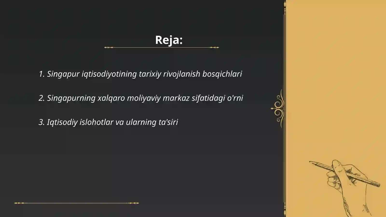Singapurning Investitsiya Salohiyati: Kelajakdagi Imkoniyatlar va Rivojlanish Yo'nalishlari.Singapur iqtisodiyotining rivojlanish bosqichlari 2