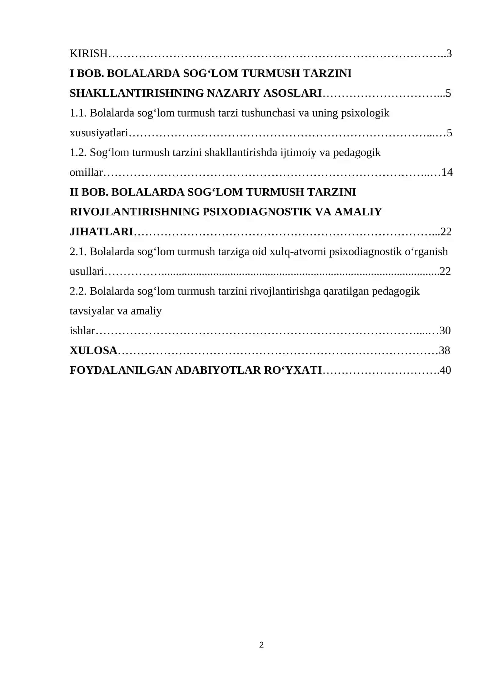 Bolalarda sog‘lom turmush tarzini rivojlantirish ijtimoiy-pedagogik muammo sifatida 2