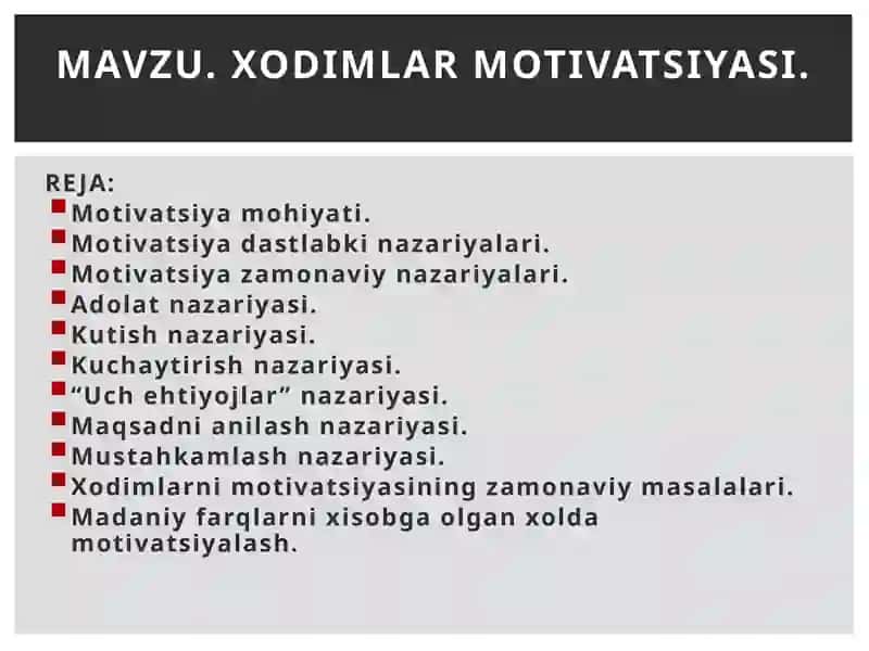 XODIMLARMOTIVATSIYASI 2