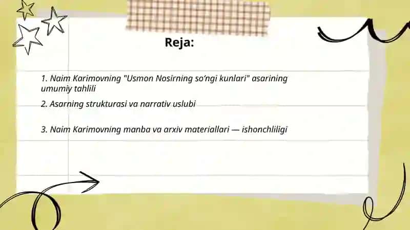 Usmon Nosirning soʻngi kunlari 2