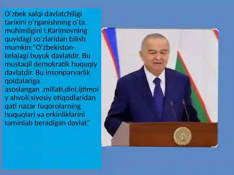 Milliy davlatchilikni  barpo etishdagi harakatlar 2