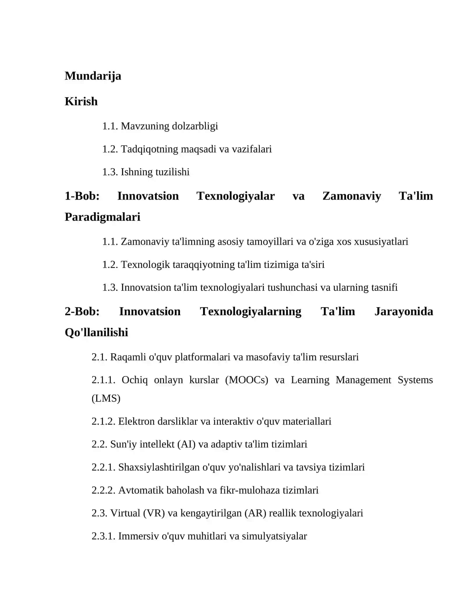 Zamonaviy Ta'limda Innovatsion Texnologiyalardan Foydalanish 2