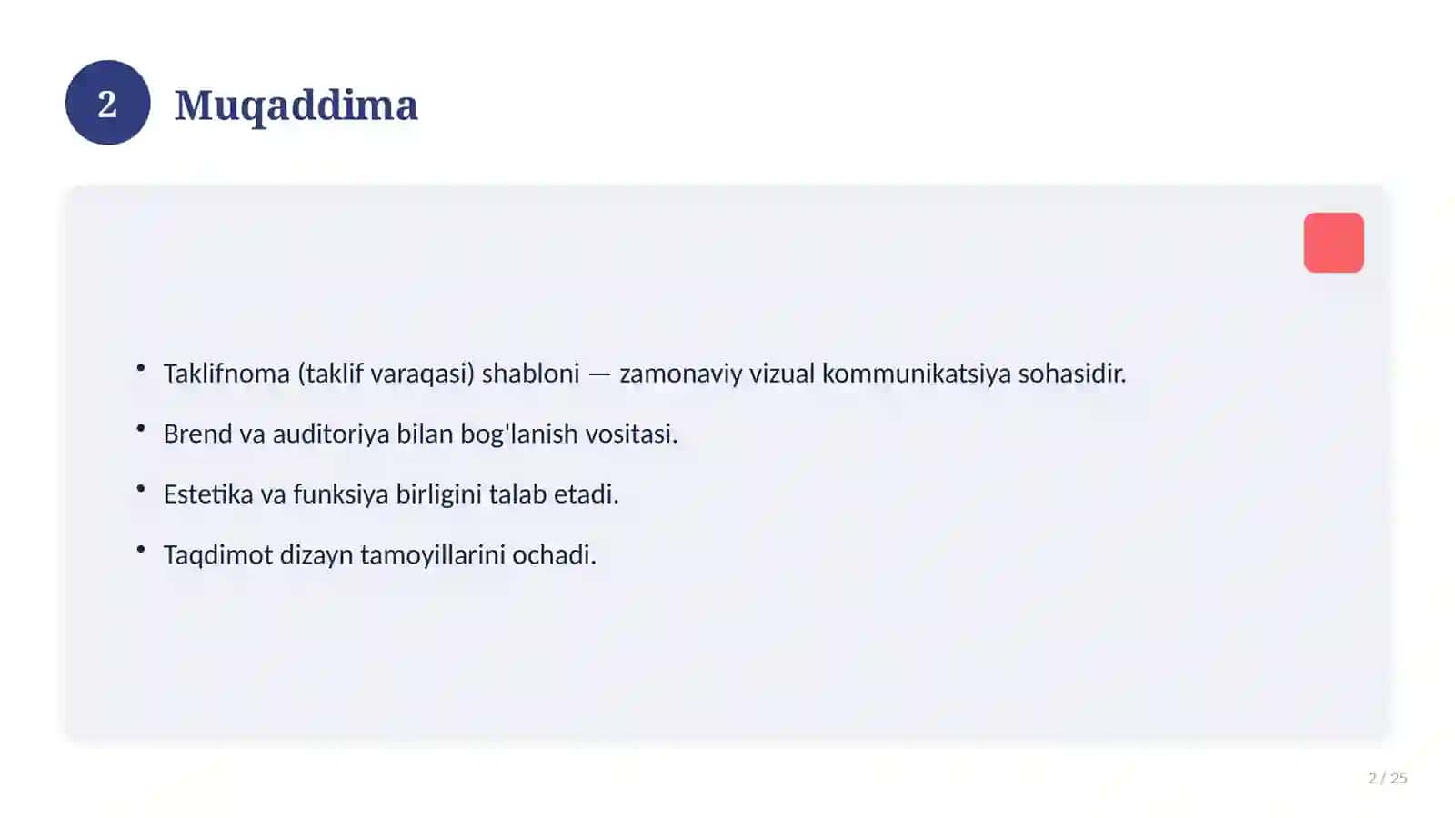 Taklifnoma (taklif varaqasi) shabloni 2