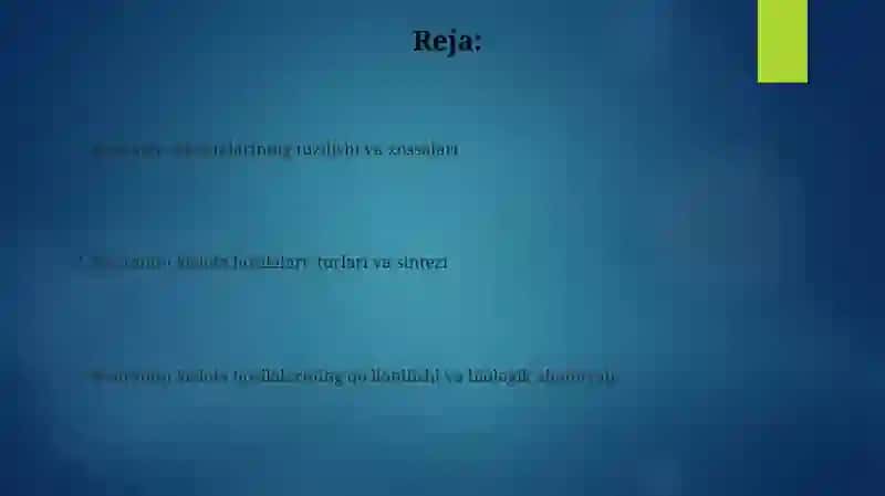 Neyromin kislotalarning hosilalari 2