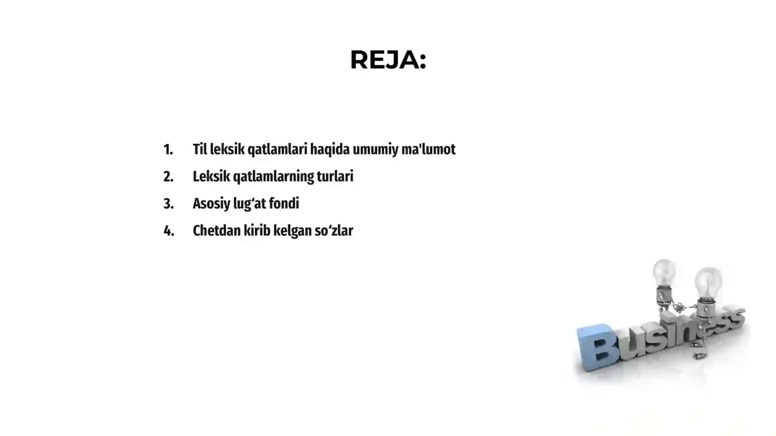 Tilning leksik qatlamlari 2