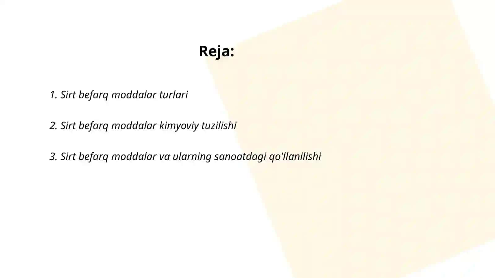 Sirt befarq moddalar 2