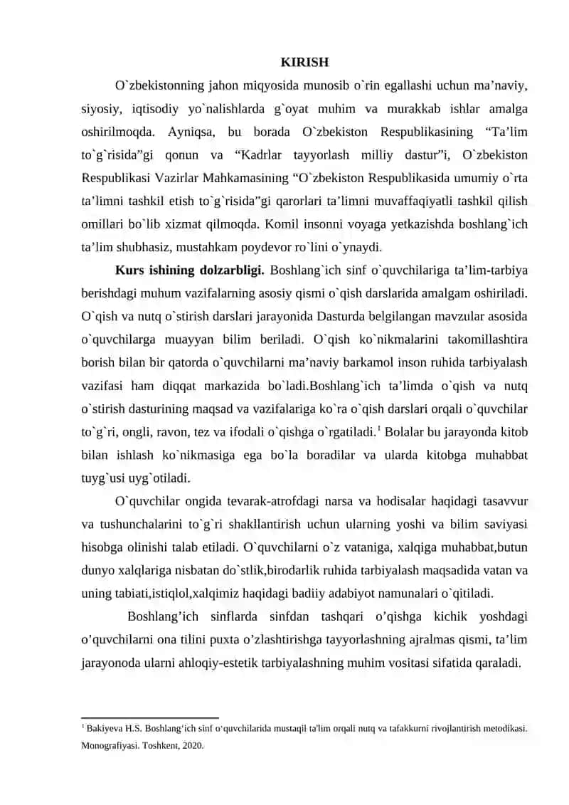 SINFDAN TASHQARI O‘QISH DARSLARIDA T.ADASHBOYЕV IJODINI O‘RGANISH 2