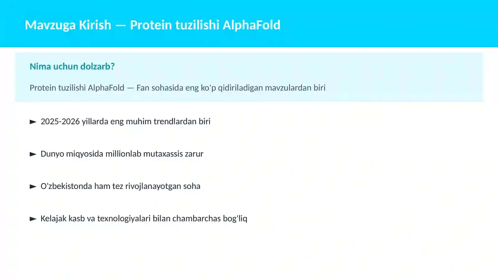 Protein tuzilishi AlphaFold 2