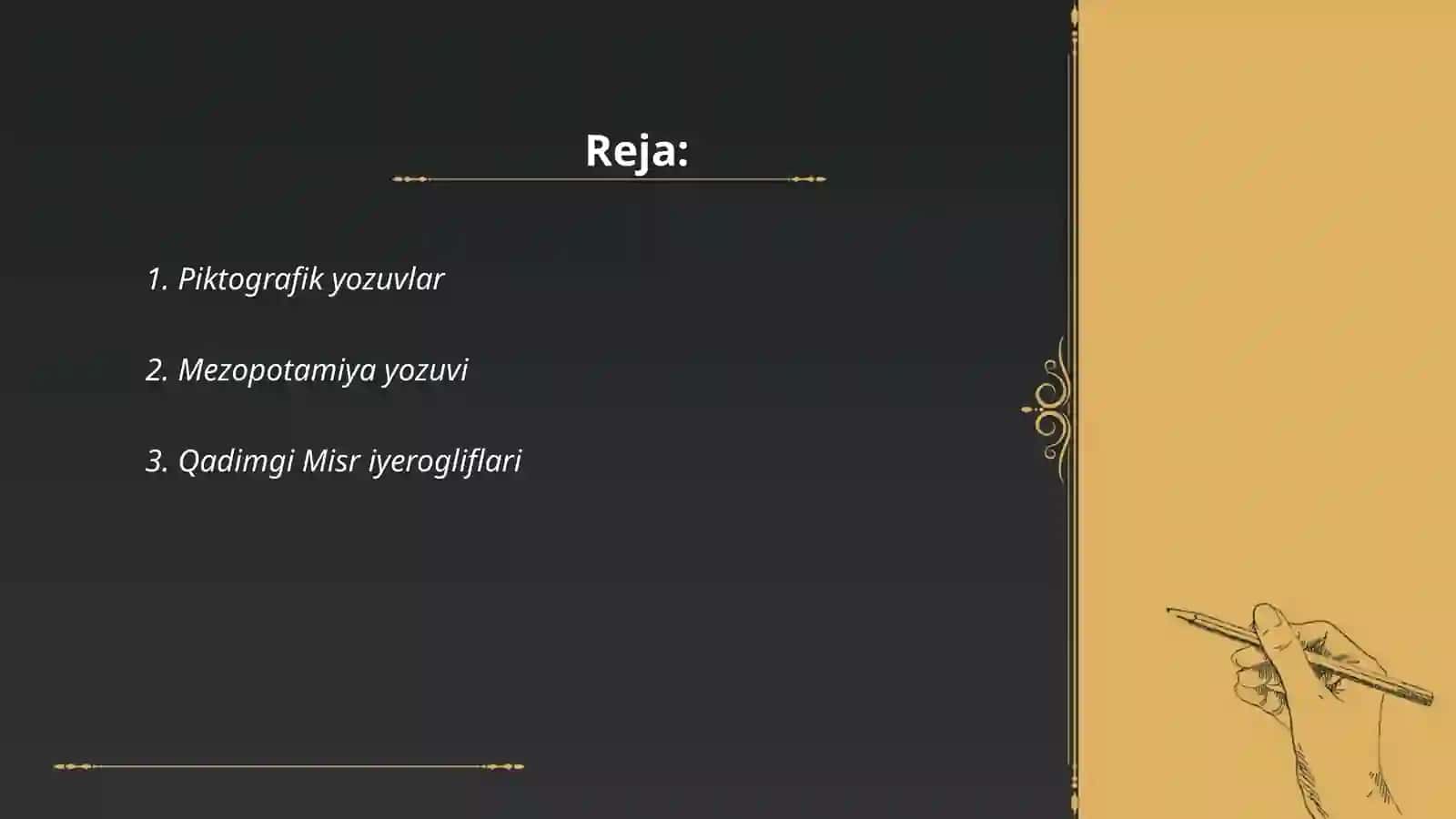 Piktografik yozuvlar 2